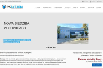 Strona internetowa firmy PK System